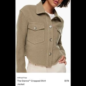 Aritzia Ganna Cropped Shacket